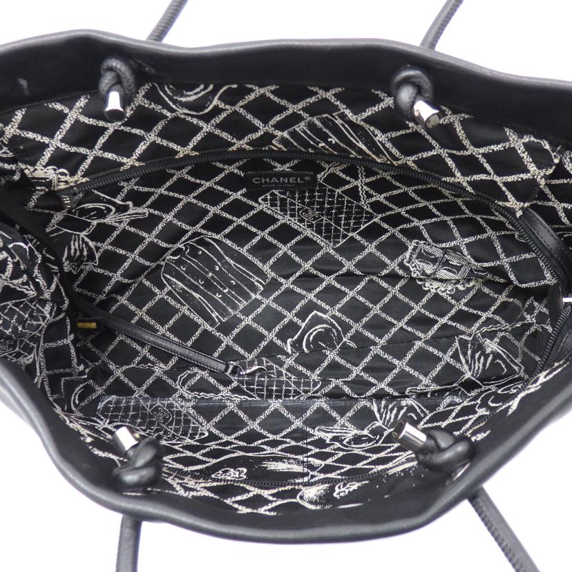 CHANEL シャネル/ラムスキントート//12779815/Bランク/77