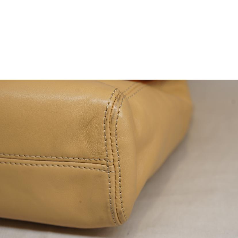 CHANEL シャネル/ラムスキンココマークプラチェーントートベージュ//532****/ABランク/92