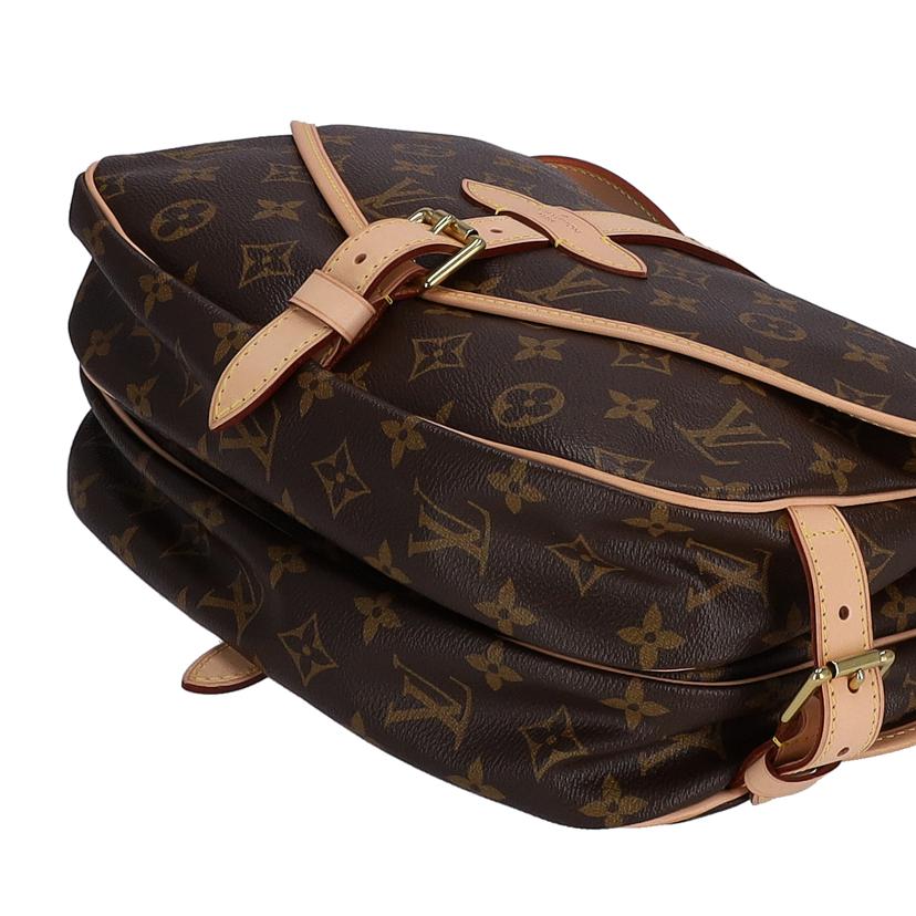LOUIS VUITTON ルイヴィトン ルイ・ヴィトン ビトン ショルダーバッグ ハンドバッグ トートバッグ ブラウン メンズ レディース 定番 人気 LV 斜め掛け 肩がけ/ソミュール30/モノグラム/M42256//MB2***/SAランク/37