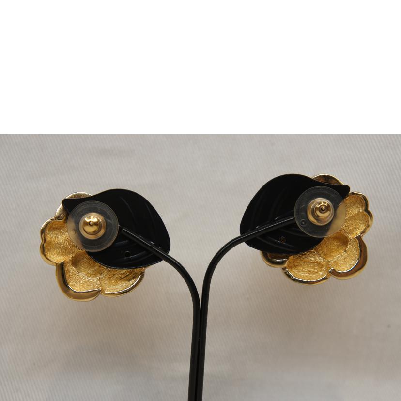 Christian Dior クリスチャンディオール/フラワーモチーフピアスラインストーン//Aランク/92