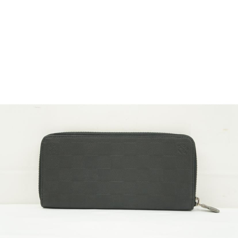LV ルイヴィトン/ジッピーウォレット・ヴェルティカル/ダミエ/アンフィニ/オニキス/N63548//IC/Aランク/67