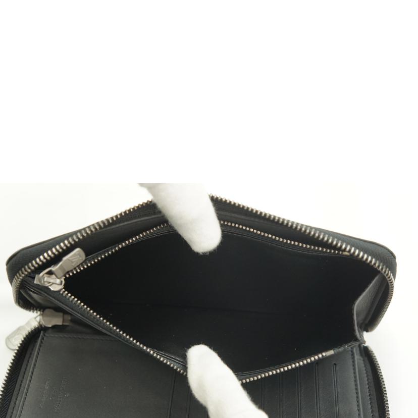 LV ルイヴィトン/ジッピーウォレット・ヴェルティカル/ダミエ/アンフィニ/オニキス/N63548//IC/Aランク/67