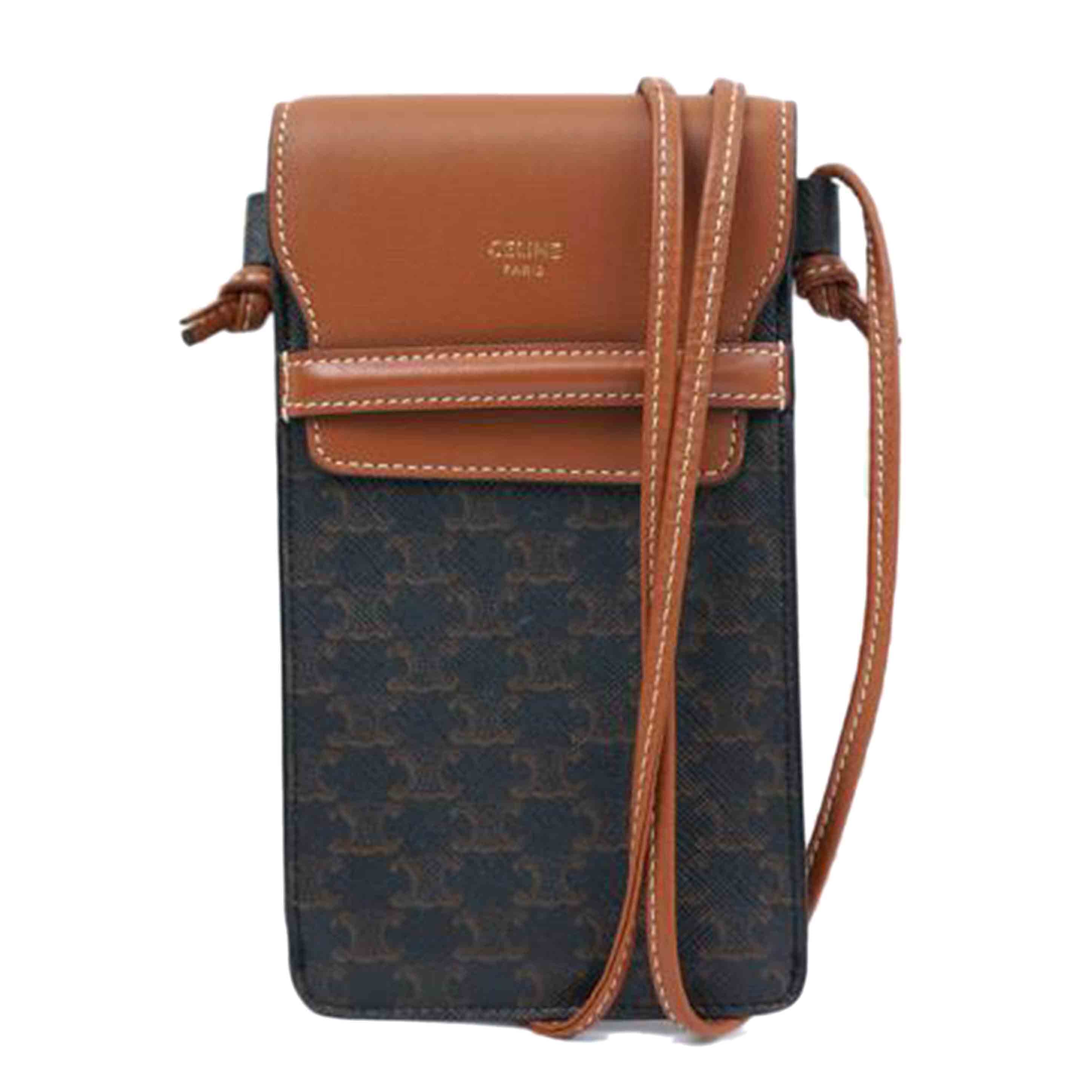 CELINE セリーヌ/トリオンフ スマートフォンショルダー//A-A******/Aランク/67