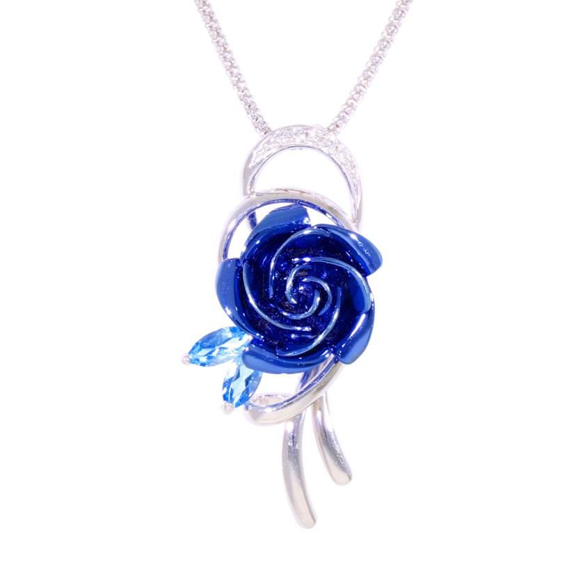 /◎ K18WGダイヤネックレス0.05ct//Aランク/75