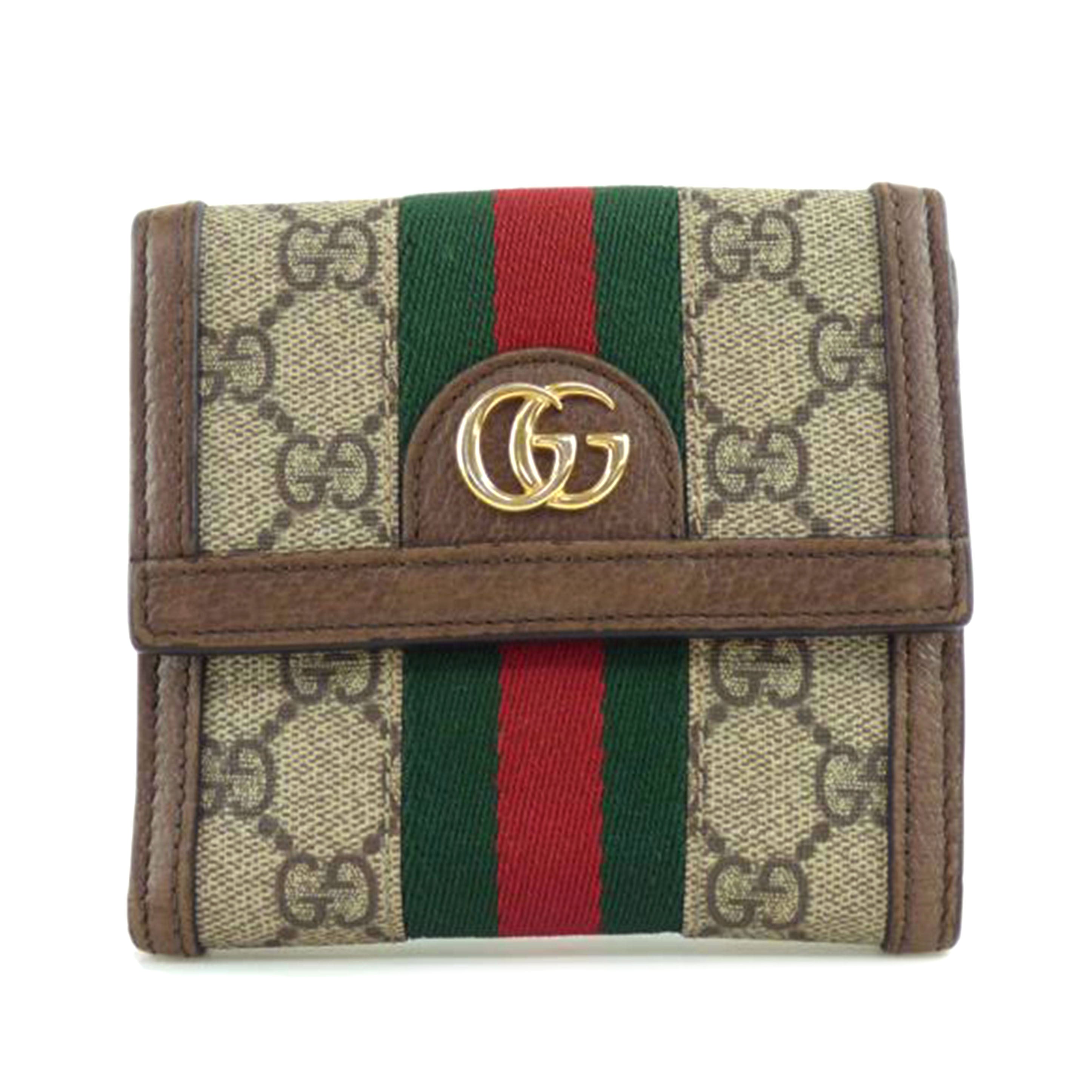 GUCCI グッチ/オフィディア GG フレンチ フラップウォレット/523173//2149/Bランク/64