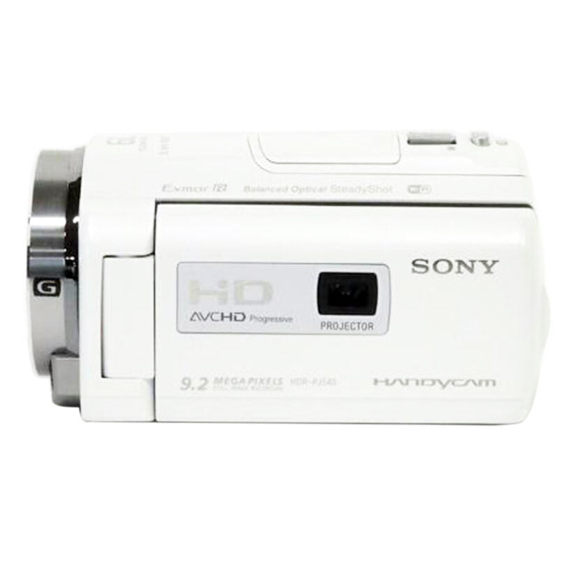 ソニー SONY ビデオカメラ Handycam 光学30倍 PJ540 内蔵メモリ32GB ホワイト HDR-PJ540/W