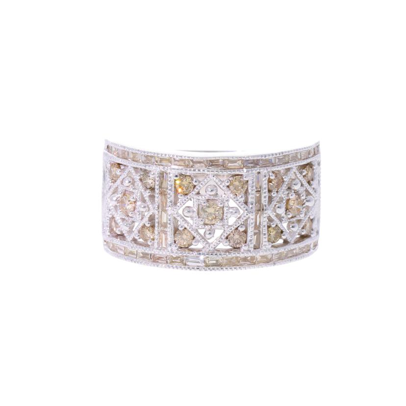 K18WG/K18WGダイヤリング 1.00/#16/9.0//1.00/Aランク/75