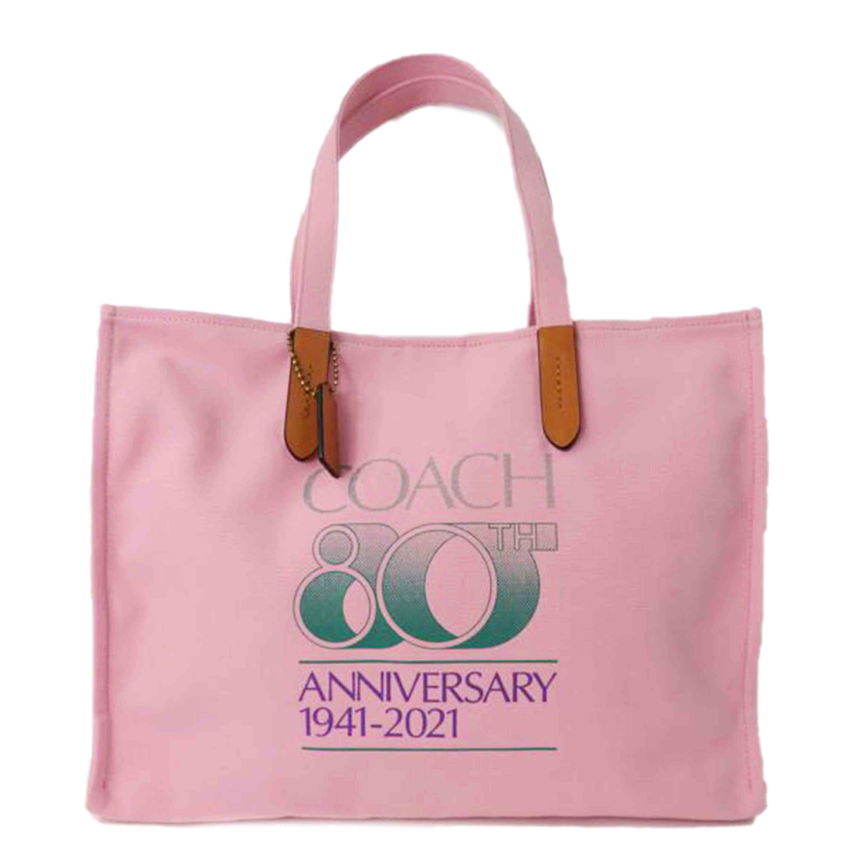 COACH コーチ/80thアニバーサリートートバッグ/ピンク/C7072//H21**/SAランク/84
