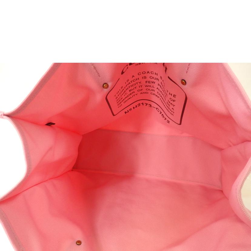 COACH コーチ/80thアニバーサリートートバッグ/ピンク/C7072//H21**/SAランク/84