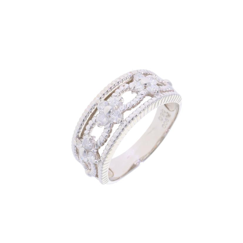 Pt900/Pt900ダイヤリング 0.50/#16.5/7.4//0.50/Aランク/75