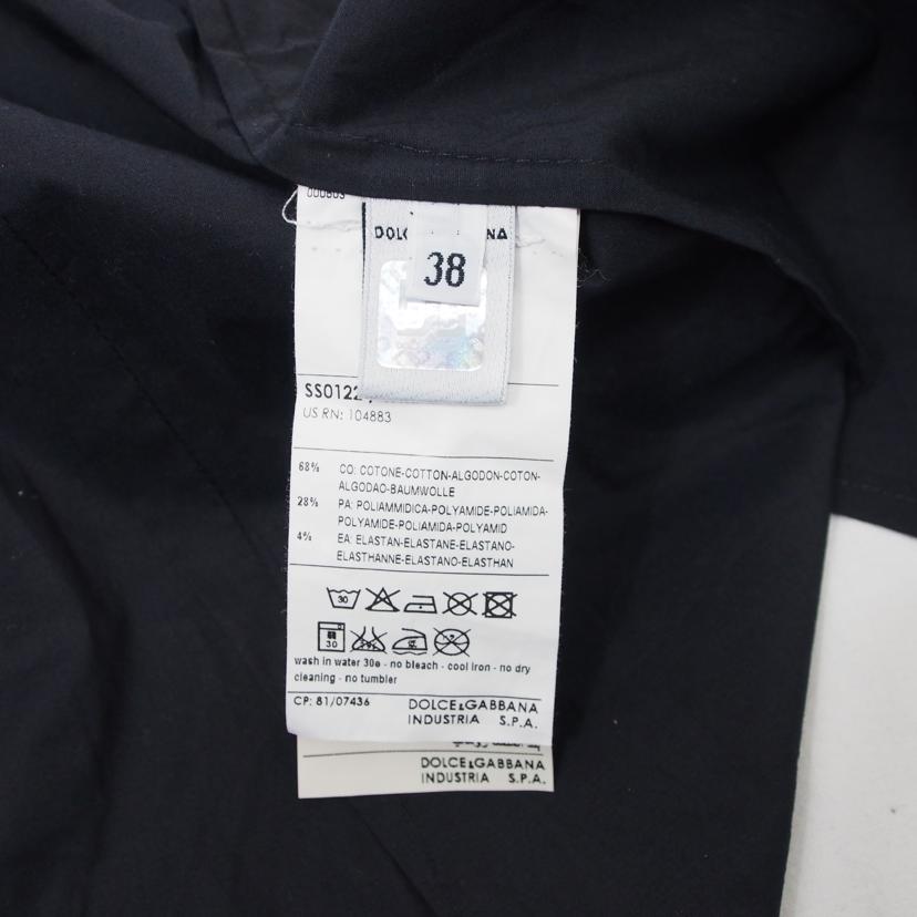 DOLCE&GABBANA ドルチェアンドガッパーナ/DOLCE&GABBANA 半袖シャツ黒//ABランク/78