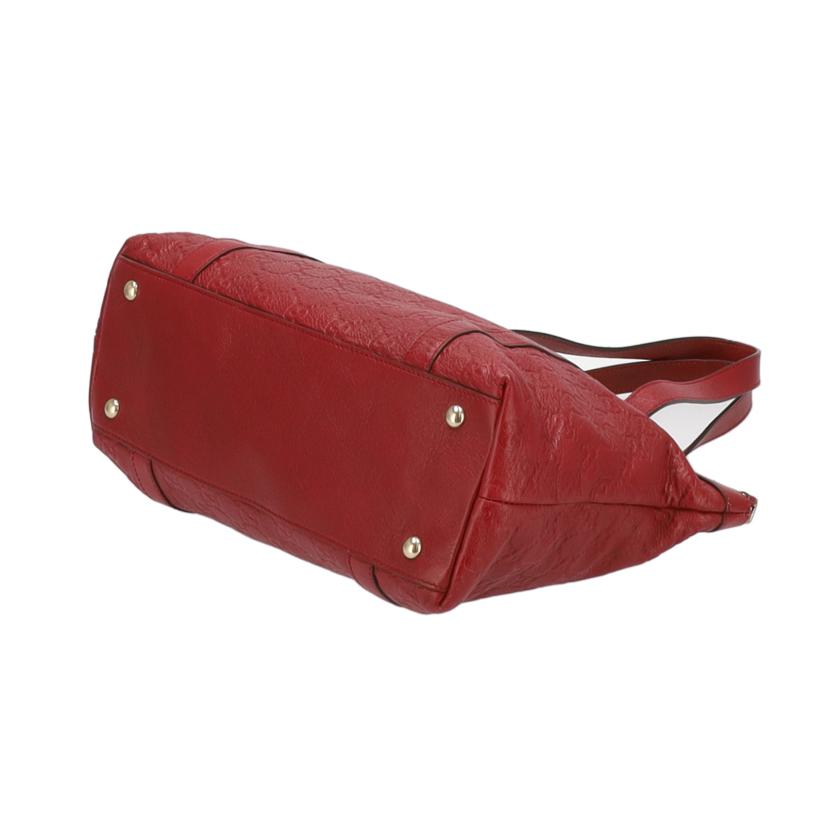 GUCCI グッチ/シマレザートート/赤/272399//204991/Bランク/75