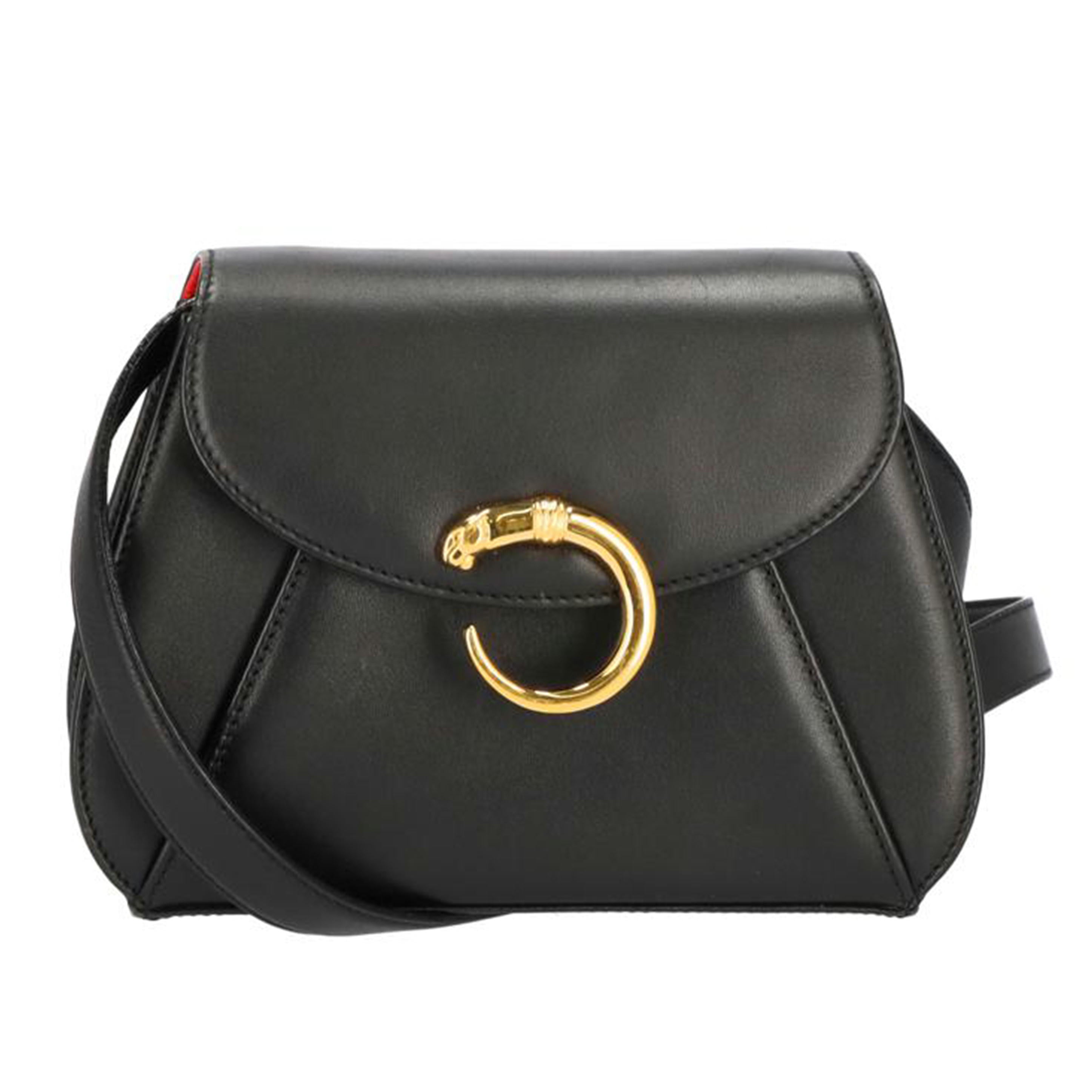 Cartier カルティエ/パンテール パンサーレザーショルダー//C14/ABランク/75