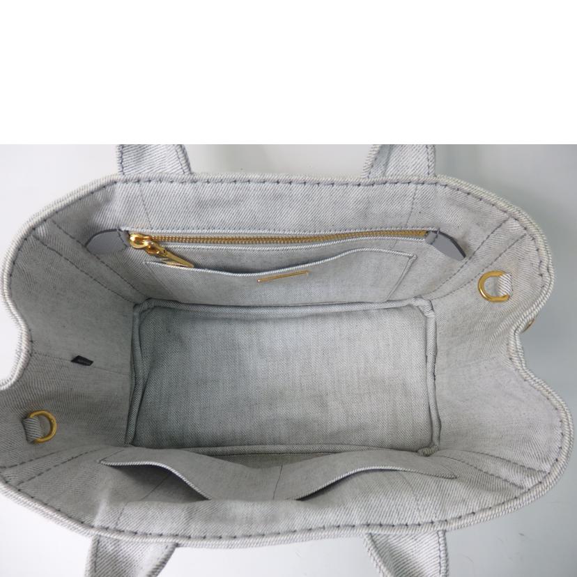 PRADA プラダ/カナパ/デニム/2way/グレー/1BG439//203/ABランク/84