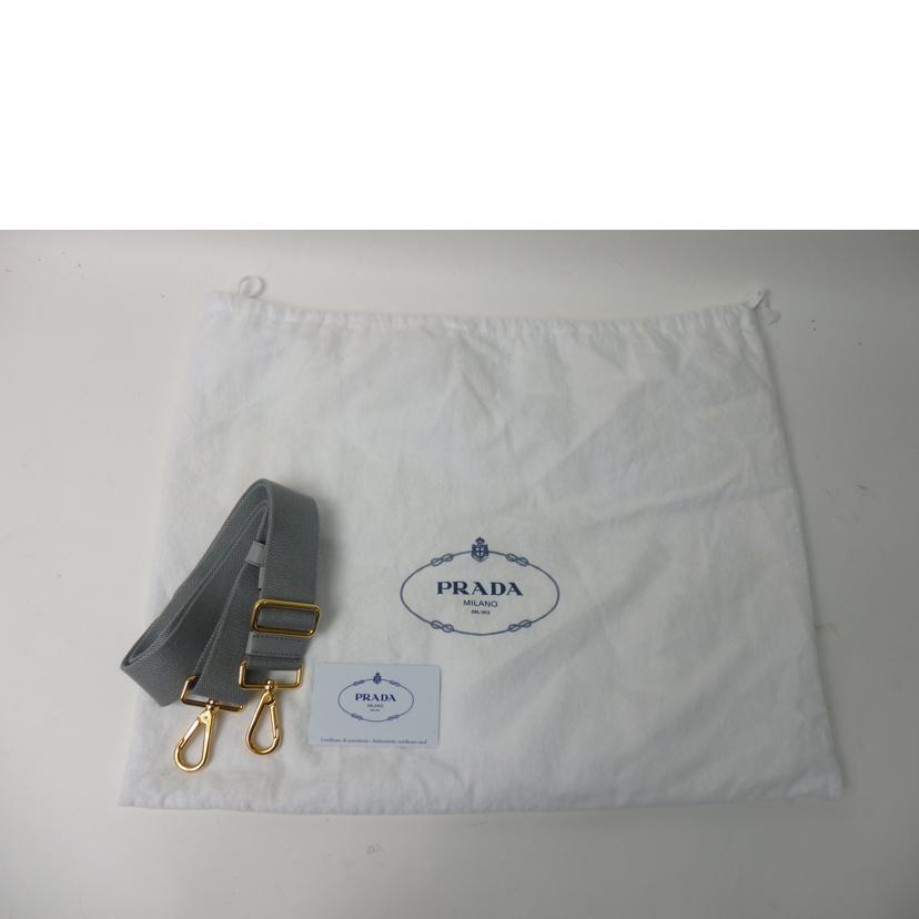 PRADA プラダ/カナパ/デニム/2way/グレー/1BG439//203/ABランク/84