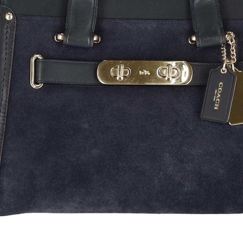 COACH コーチ/スワッガースエードターンロック2wayハンド/36112//E1593/Bランク/75