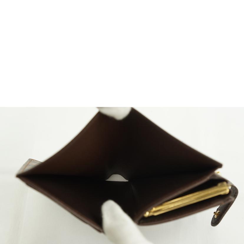 LV ルイヴィトン/ポルトフォイユ・ヴィエノワ/ダミエ/エベヌ/N61674//MI3***/ABランク/67