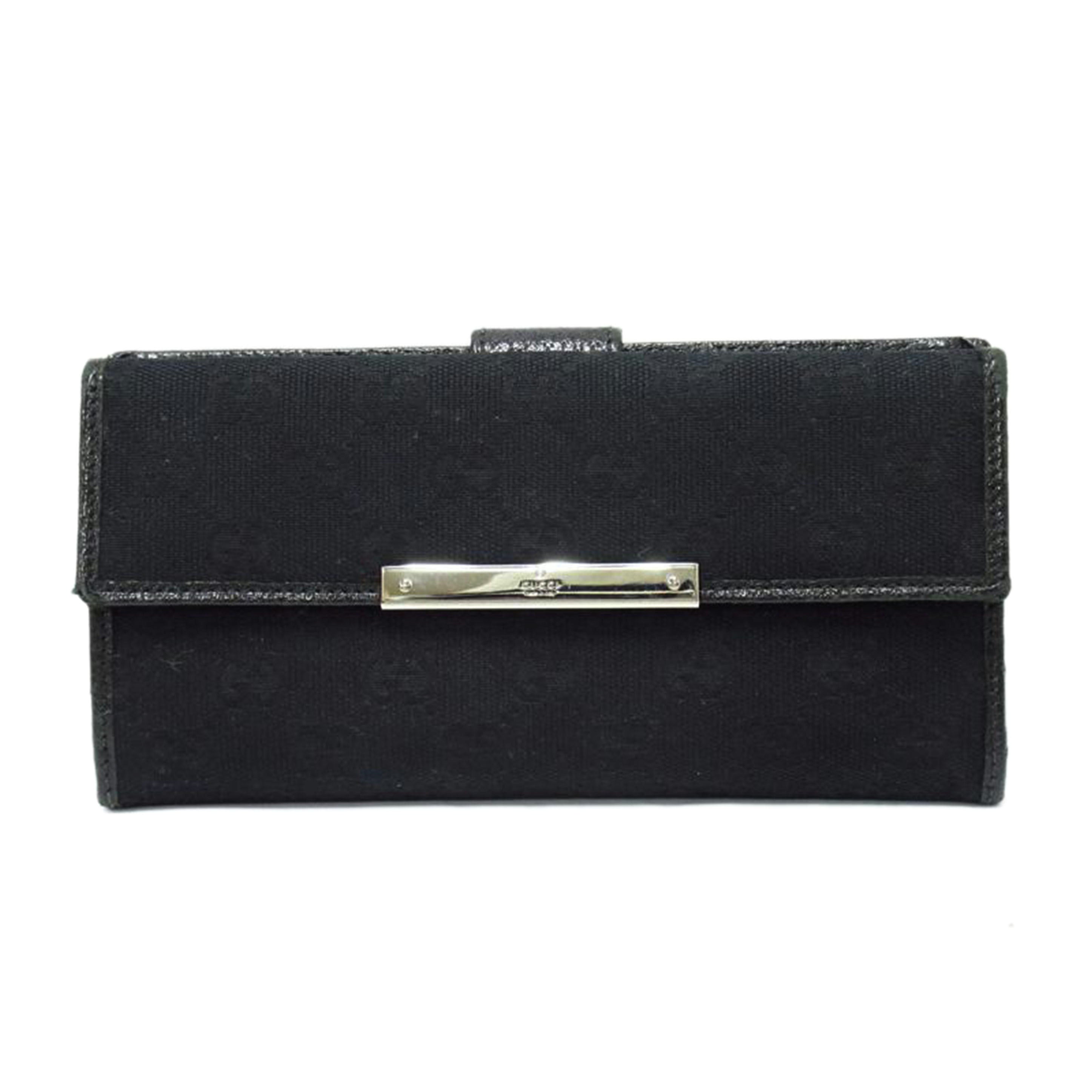 GUCCI/三つ折り財布/GGキャンバス×レザー/112715//2067/BCランク/63