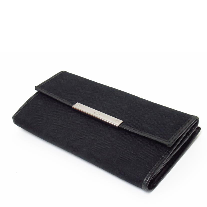 GUCCI/三つ折り財布/GGキャンバス×レザー/112715//2067/BCランク/63