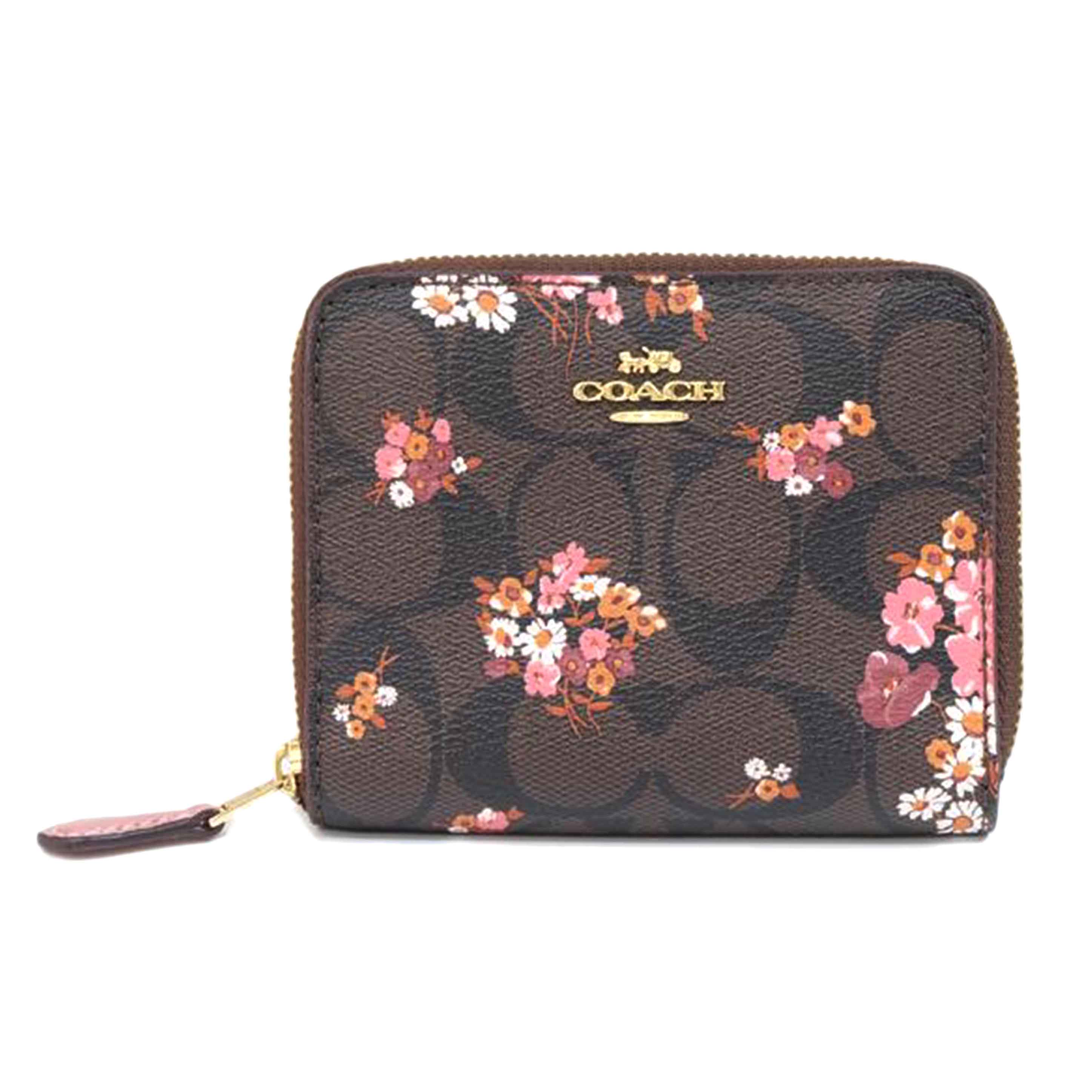 COACH コーチ/ブラウンマルチシグネクチャーフローラルプリント/F31955//F1881/Aランク/71