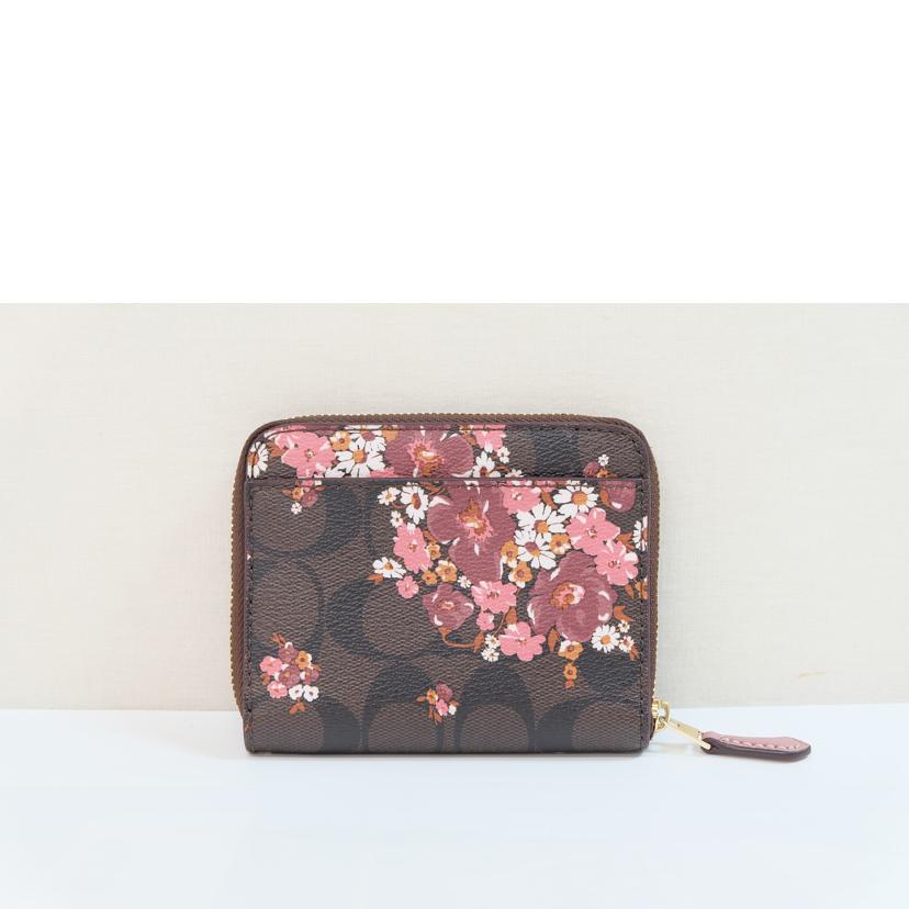 COACH コーチ/ブラウンマルチシグネクチャーフローラルプリント/F31955//F1881/Aランク/71