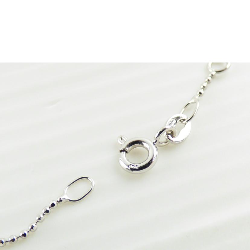 /K18WGダイヤクロスネックレス0.23//ABランク/64