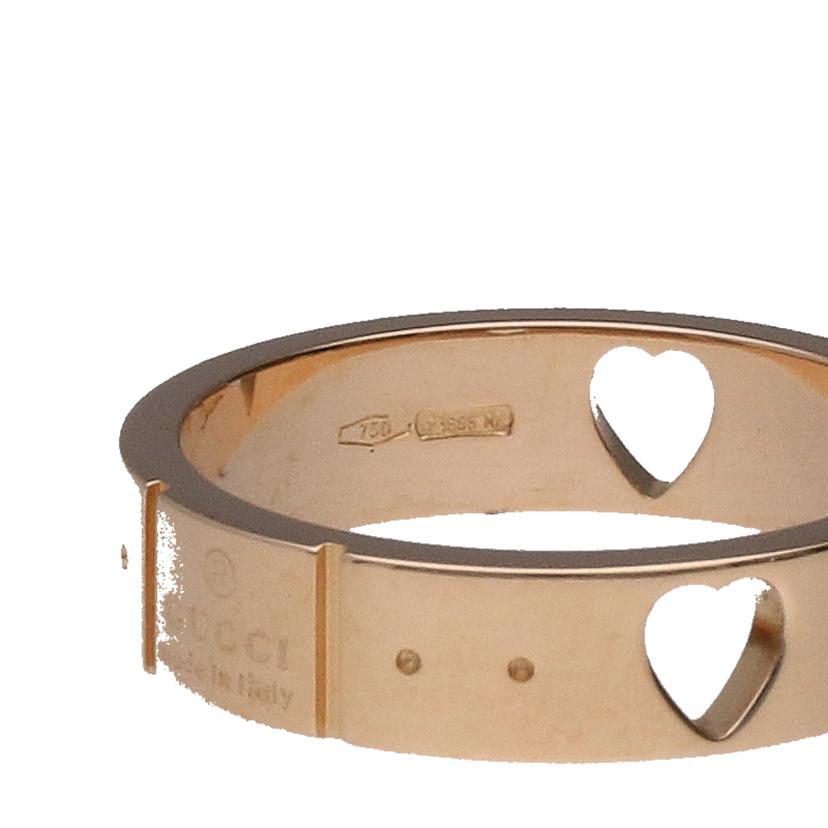 GUCCI グッチ/750アイコンアモールリング/8617B 7740//サイズ:5/Aランク/91