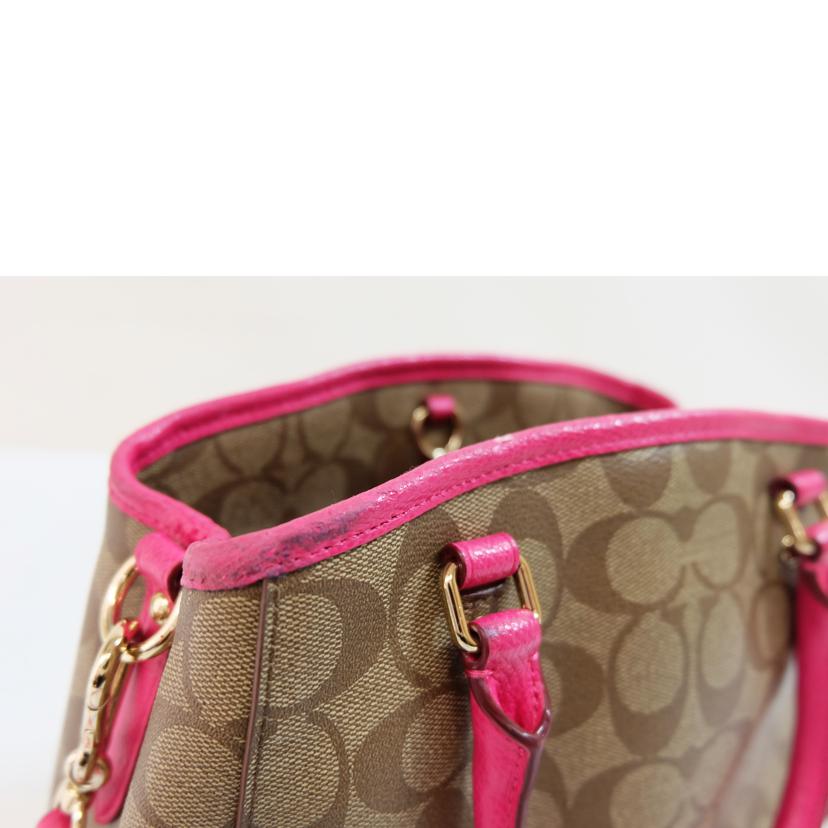 COACH コーチ/シグネチャーミニマーゴットキャリーオール/F34605//C1557/ABランク/71