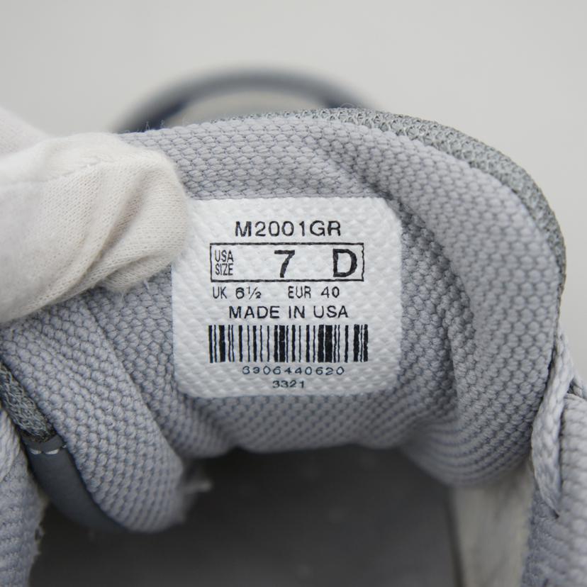 Newbalance ニューバランス/Newbalance M2001GR スニーカー 25cm/M2001GR//ABランク/75