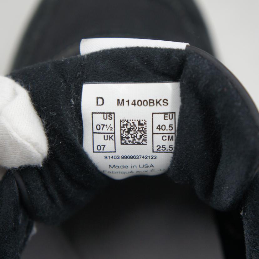 Newbalance ニューバランス/NB 1400 スニーカー USA 25.5cm/M1400BKS//ABランク/75