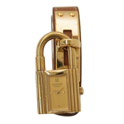 HERMES エルメス 腕時計 レディース GP/ケリーウォッチ/レディース/クオーツ/KE1.201//945751/Bランク/69