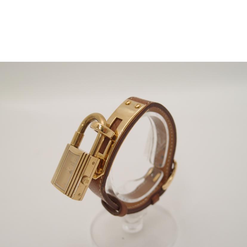 HERMES エルメス 腕時計 レディース GP/ケリーウォッチ/レディース/クオーツ/KE1.201//945751/Bランク/69