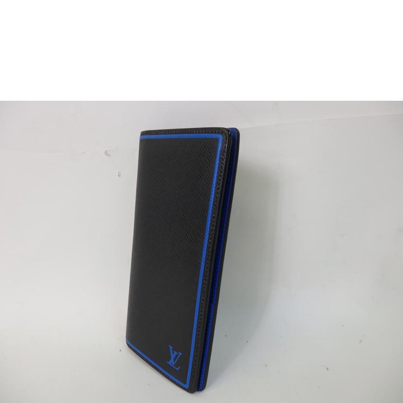 LV ルイヴィトン/ポルトフォイユ・ブラザ/タイガ/ブルー/M63300//TA1***/Aランク/84