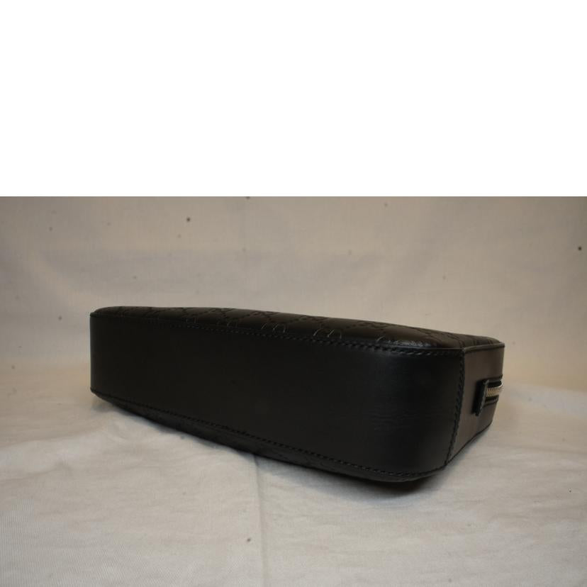 GUCCI グッチ/グッチシマセカンドバッグブラック/429146//493***/Aランク/92