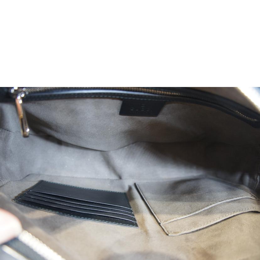 GUCCI グッチ/グッチシマセカンドバッグブラック/429146//493***/Aランク/92