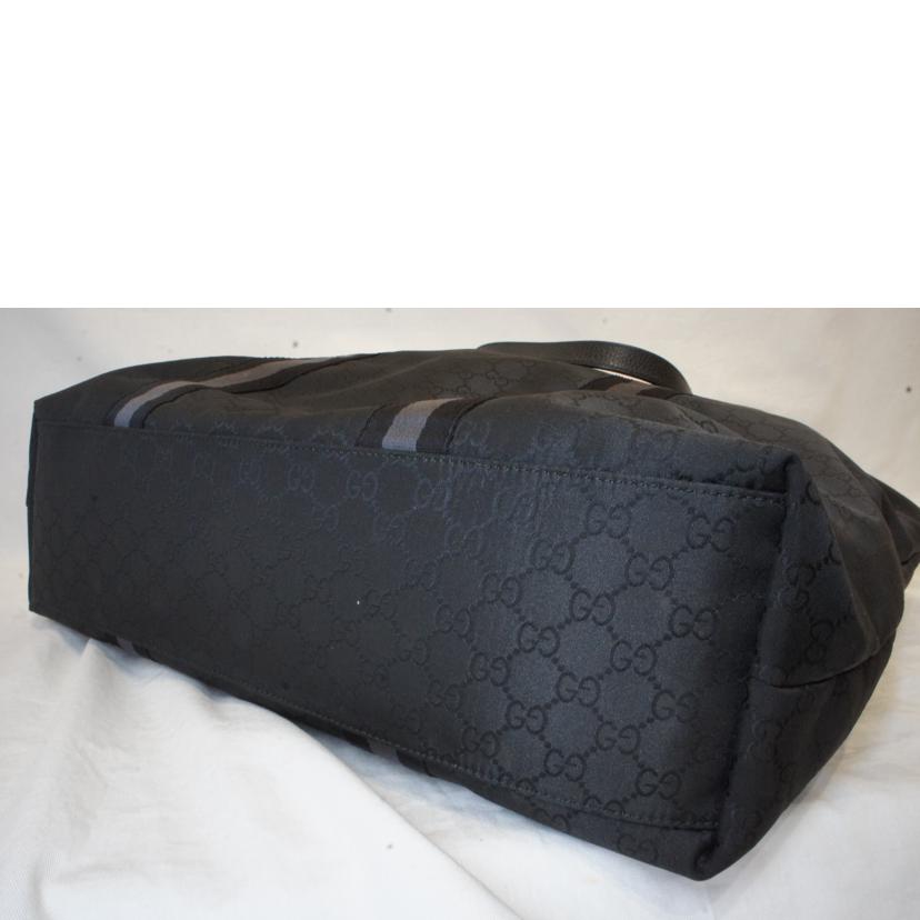 GUCCI グッチ/GGナイロンブラックトート/449179//493***/Aランク/92
