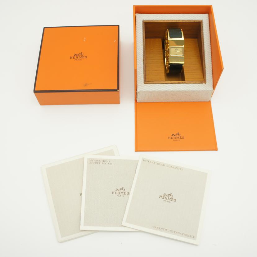 HERMES エルメス/ロケ・バングルウォッチ/レディース/クオーツ/LO1.201//101****/ABランク/75