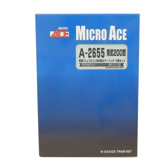 MICRO ACE マイクロエース/東武200型 特急 りょうもう 1800型カラーリング 6両セット/A-2655//ABランク/88