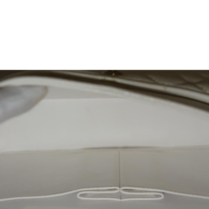 CHANEL シャネル/キャビアスキンマトラッセWフラップ チェーンショルダー/WT//30070957/Aランク/94