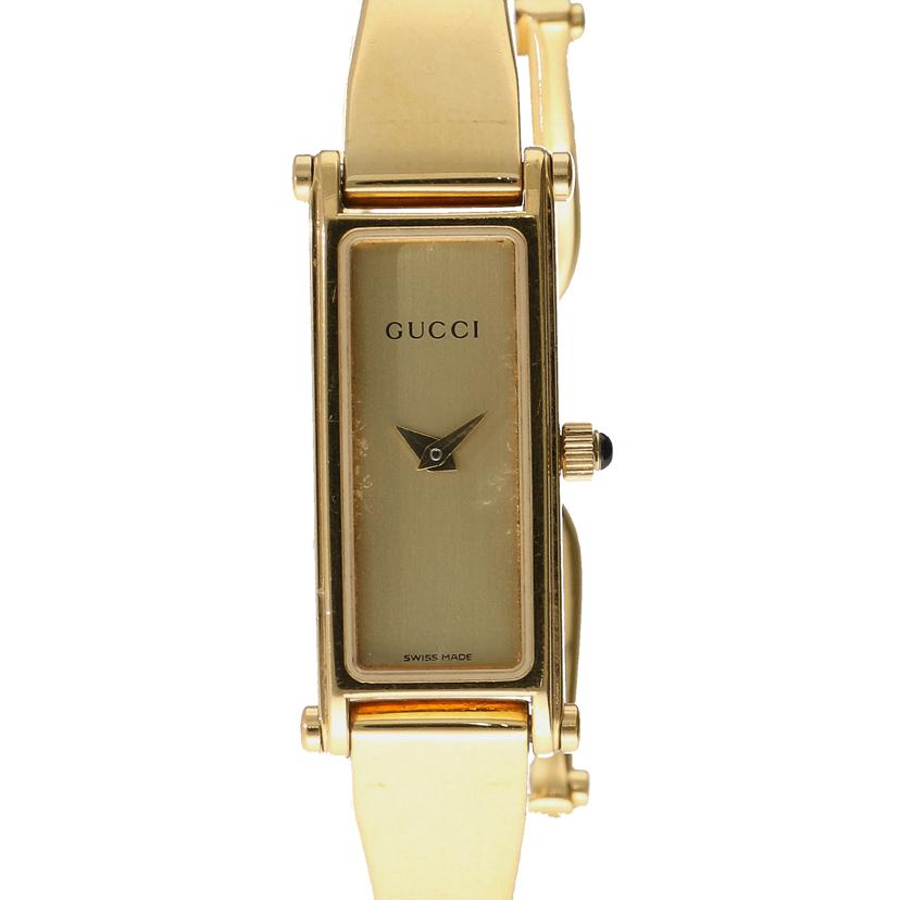 GUCCI グッチ/バングルウォッチ・ゴールド/レディース/クオーツ/1500L//055****/ABランク/62