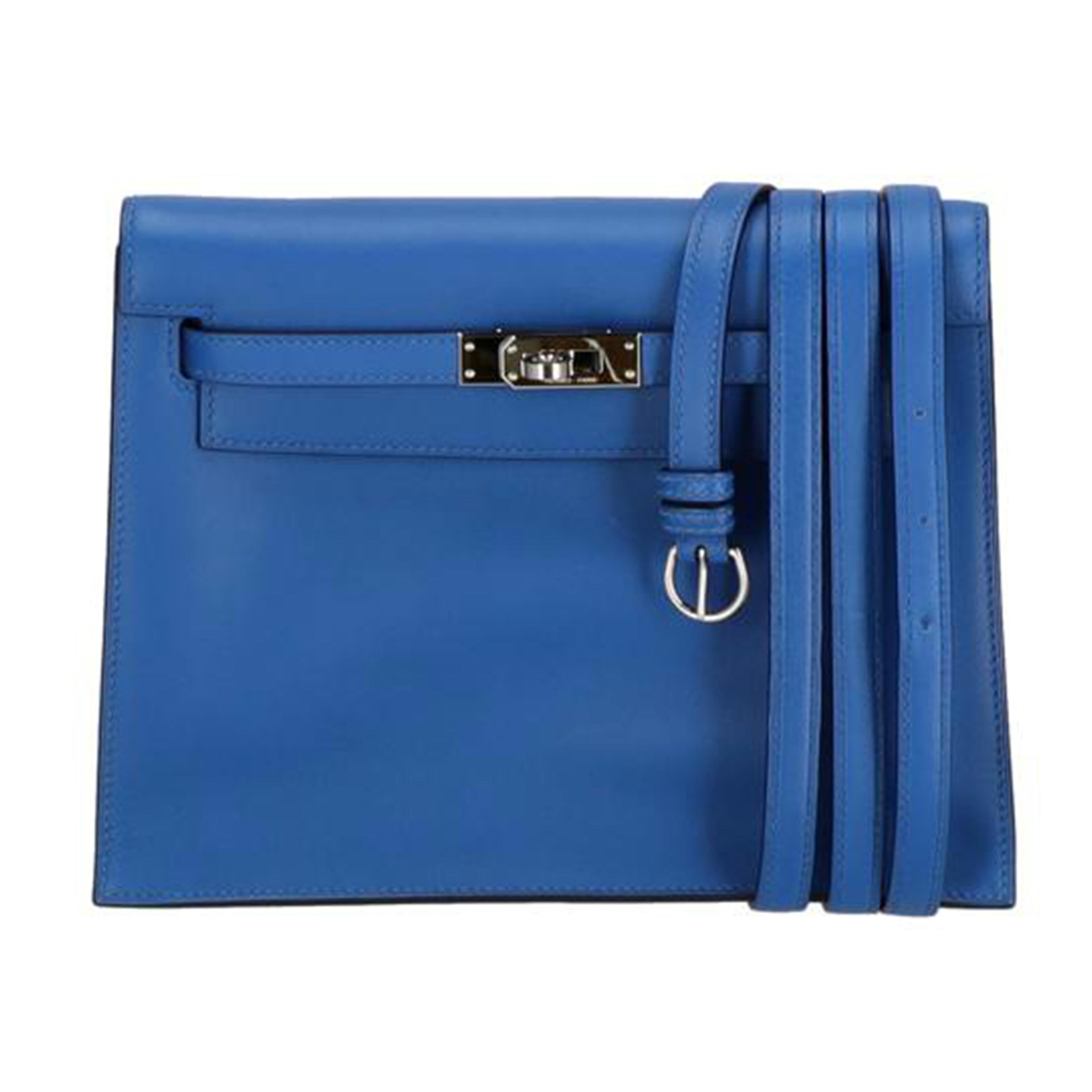 HERMES エルメス/ケリーダンス/ブルーフランス/弊社見立//U/SAランク/91