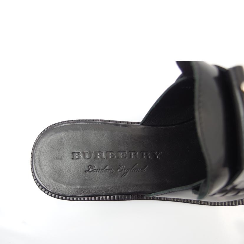 BURBERRY /BURBERRY スタッズ フリンジシューズ 黒//BCランク/83