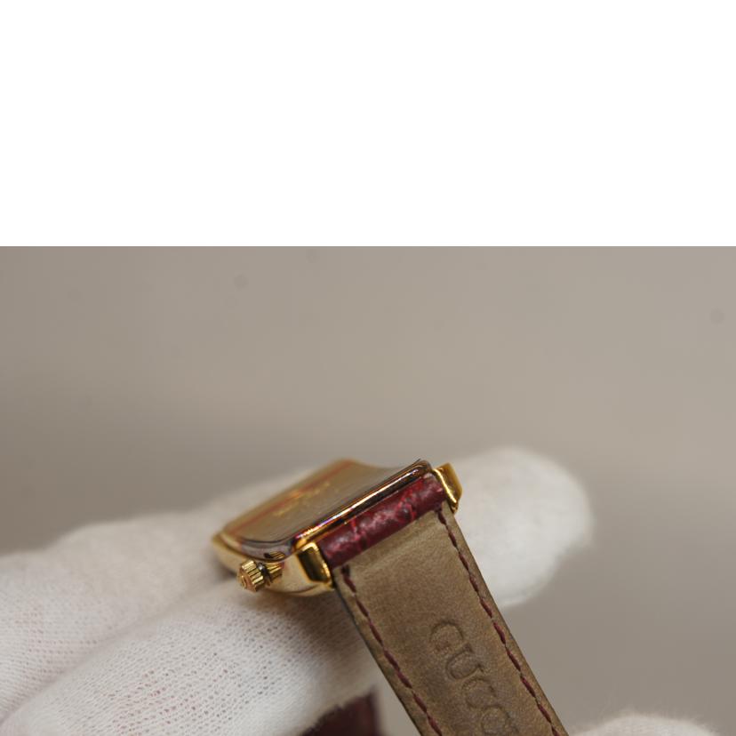 GUCCI グッチ/2針クォーツレザーベルト/2600L//003****/ABランク/92