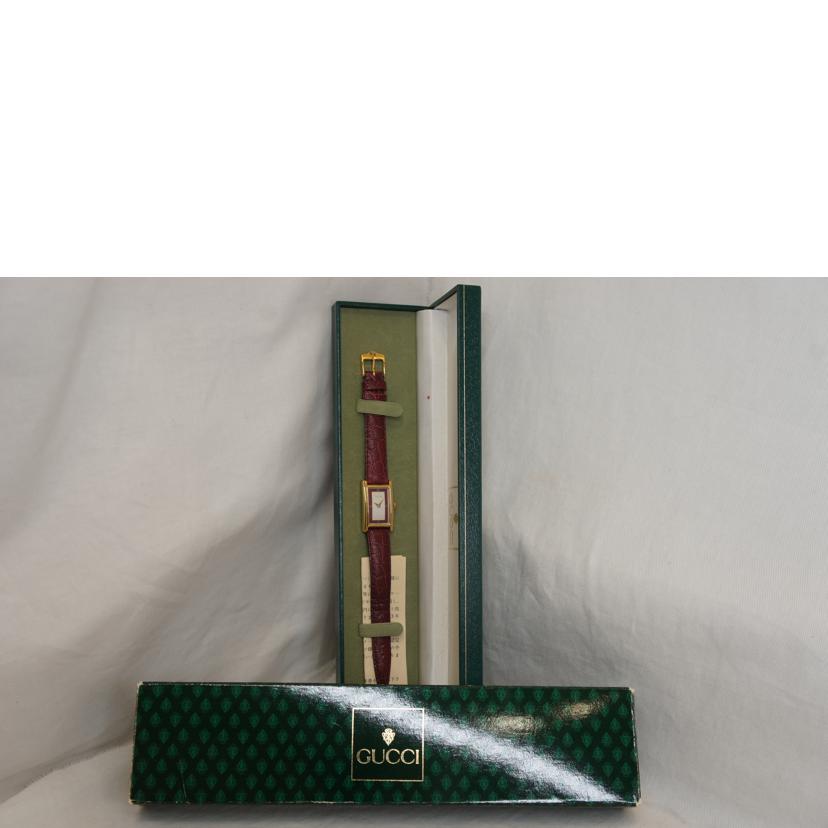 GUCCI グッチ/2針クォーツレザーベルト/2600L//003****/ABランク/92