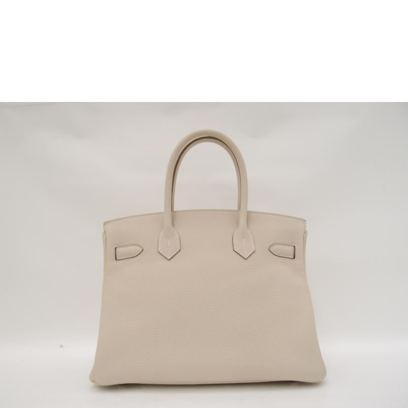 HERMES エルメス 2020年頃製造 ハンド トート 白 レディース/バーキン30/トリヨンクレマンス/クレ//Y刻印(2020)/Sランク/69