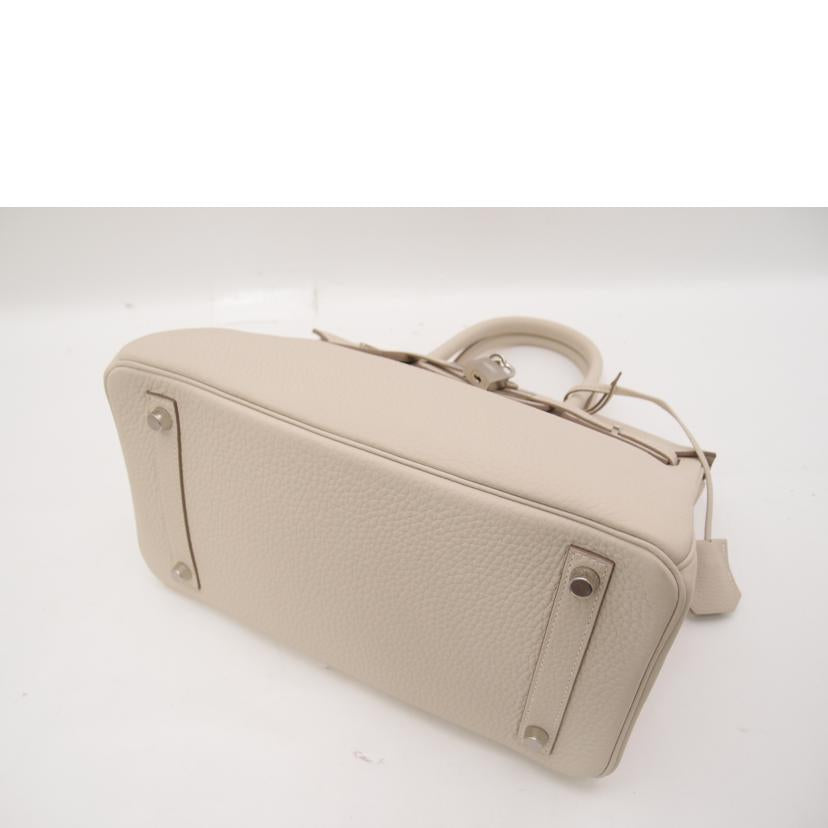 HERMES エルメス 2020年頃製造 ハンド トート 白 レディース/バーキン30/トリヨンクレマンス/クレ//Y刻印(2020)/Sランク/69