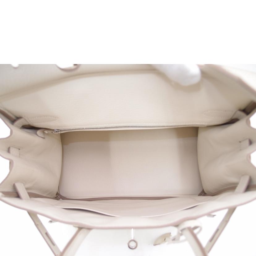 HERMES エルメス 2020年頃製造 ハンド トート 白 レディース/バーキン30/トリヨンクレマンス/クレ//Y刻印(2020)/Sランク/69