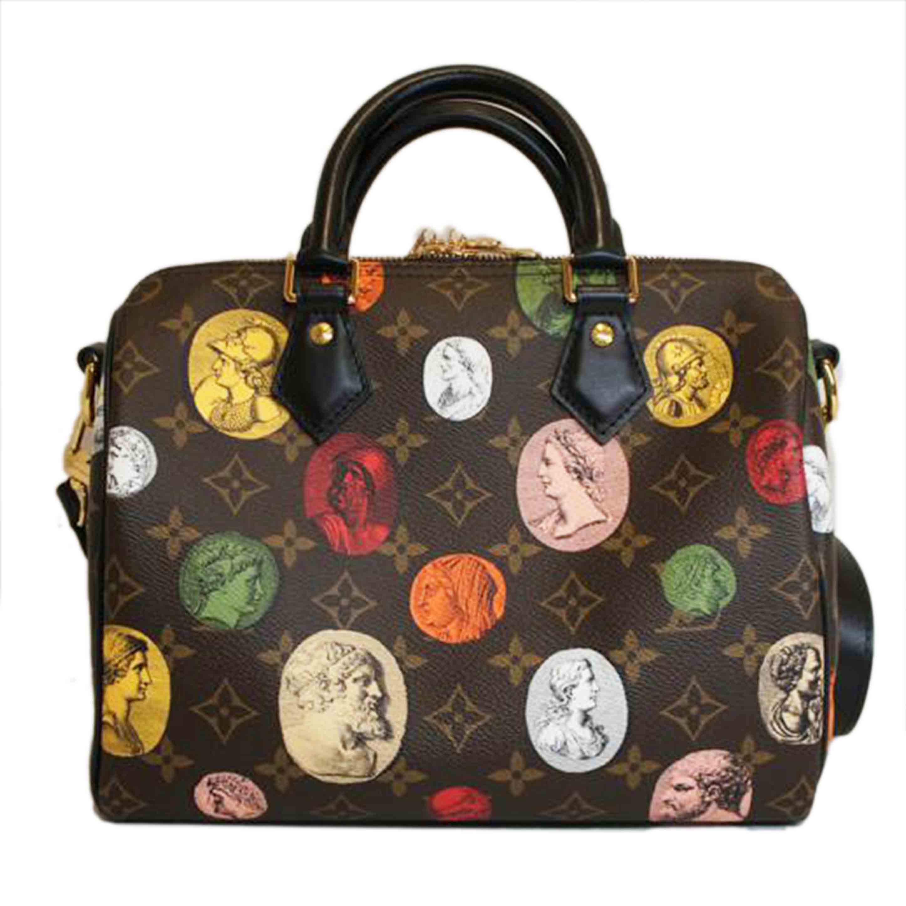 LV ルイヴィトン/スピーディバンドリエール25/FORNASETTIフォルナセッティ/M45910//RFI*/Aランク/92