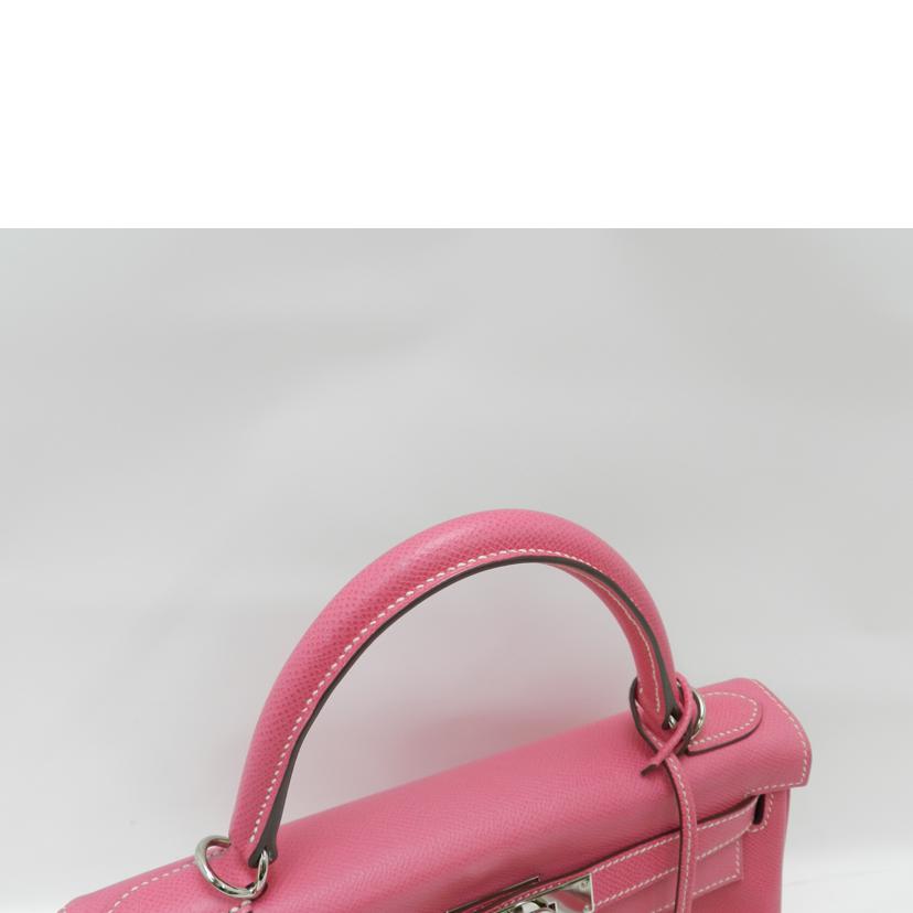 HERMES エルメス 2012年頃製造 ハンド 2WAY 肩掛け ピンク/キャンディケリー28/ヴォーエプソン/ローズティリアン×ルビー//P刻印(2012)/Aランク/69