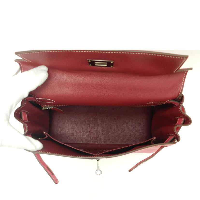 HERMES エルメス 2012年頃製造 ハンド 2WAY 肩掛け ピンク/キャンディケリー28/ヴォーエプソン/ローズティリアン×ルビー//P刻印(2012)/Aランク/69